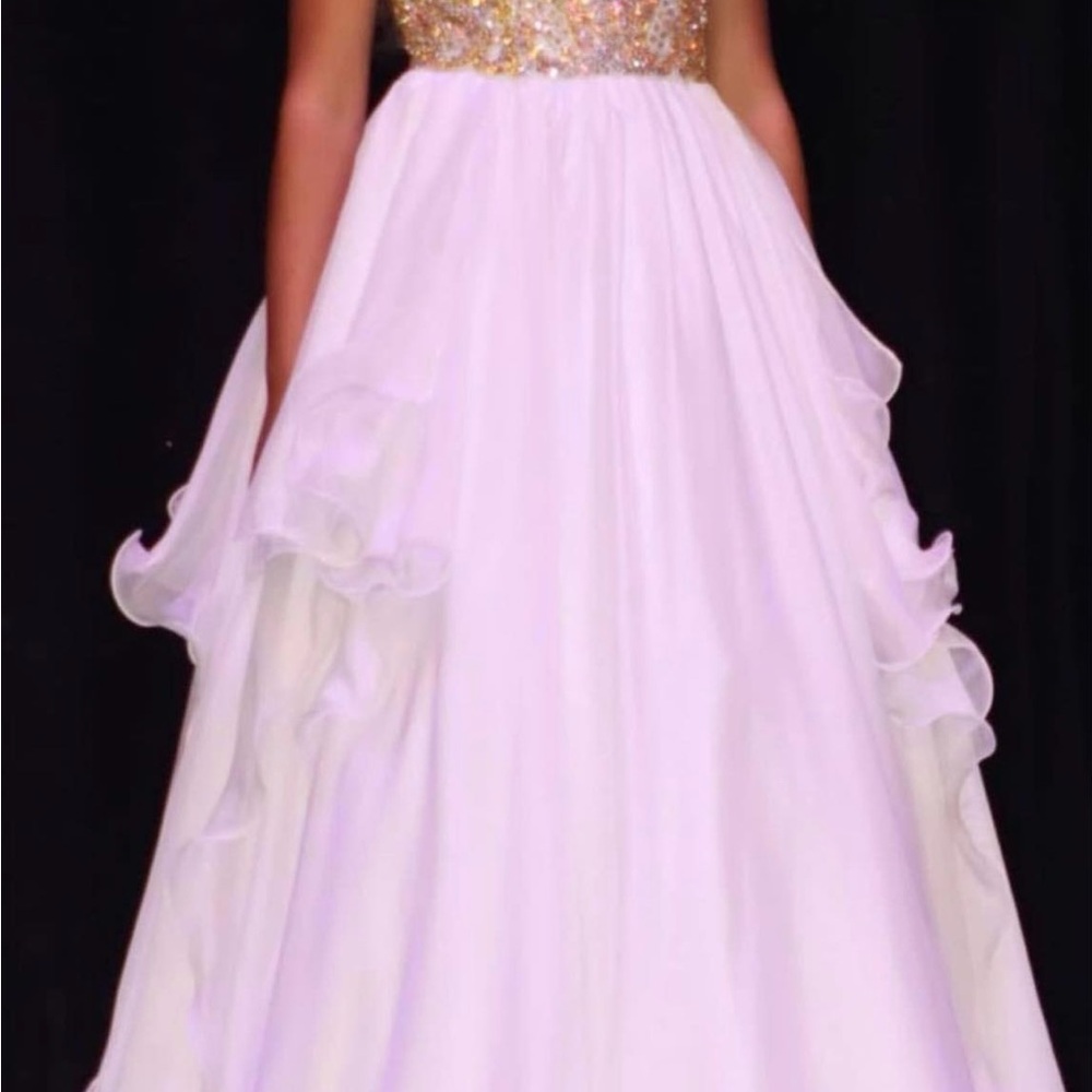 Custom Samantha Blake white gown